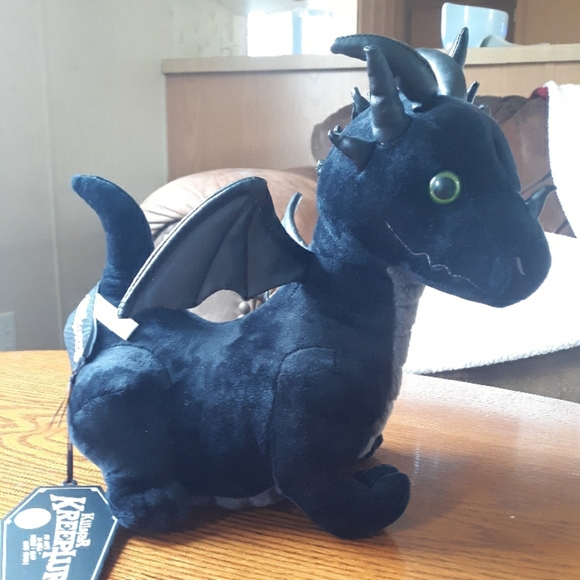 Killstar Black Two-Headed Dragon Plush - Picture 3 of 6